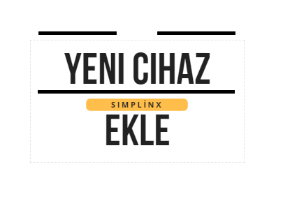 Programa Yeni Cihaz Ekleme